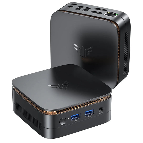 NIPOGI Mini PC intel 12th Gen N150 Processor, Mini Desktop Computers 16GB DDR4 512GB SSD Support 4K Display Win11 Pro