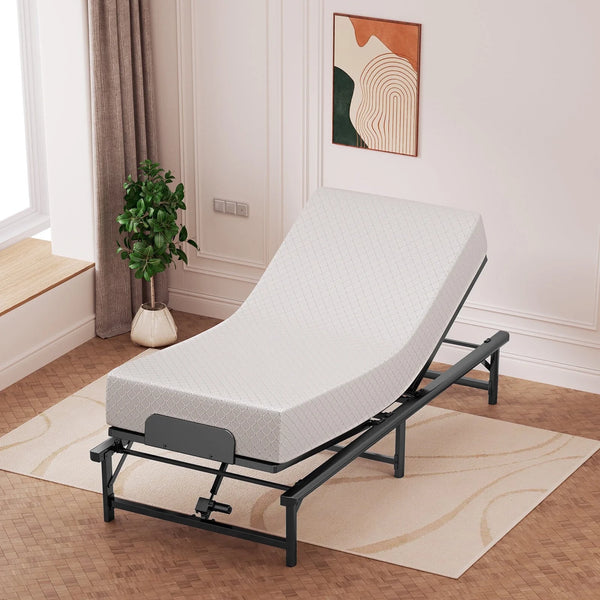 JYYA88BB Twin XL Adjustable Bed Frame, Zero Gravity, Anti-Snore, 400 lbs, Quiet Motor