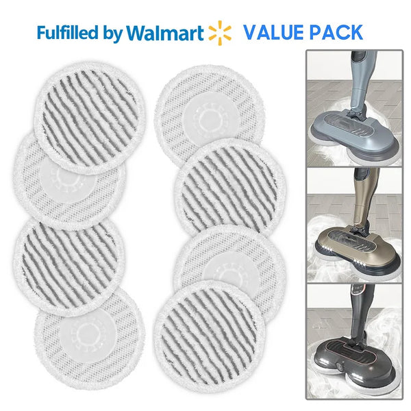 Shark S7000 Replacement Steam Mop Pads 8 PACK for Shark S7000AMZ S7001 S7201 Steam Mop Washable Pads